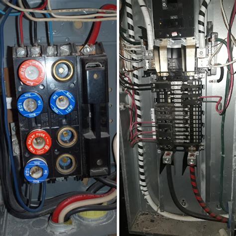 can a electric box have both breakers and fuses|replacing a fuse box.